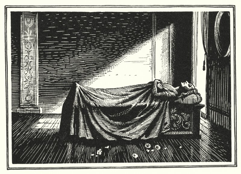 Hans Christian Andersen: Die Glücksgaloschen (Lithographie) von Rex (after) Whistler