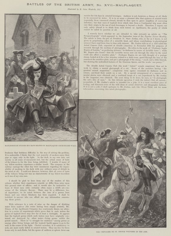 Schlachten der britischen Armee, Malplaquet von Richard Caton Woodville junior