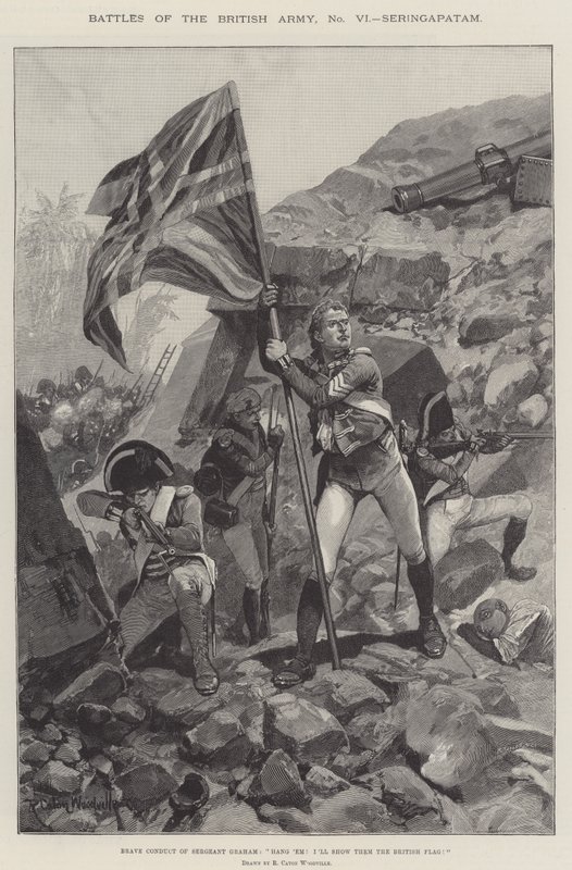 Schlachten der britischen Armee, Seringapatam von Richard Caton Woodville junior