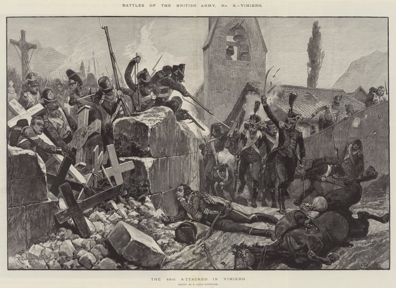 Schlachten der britischen Armee, Vimiero von Richard Caton Woodville junior