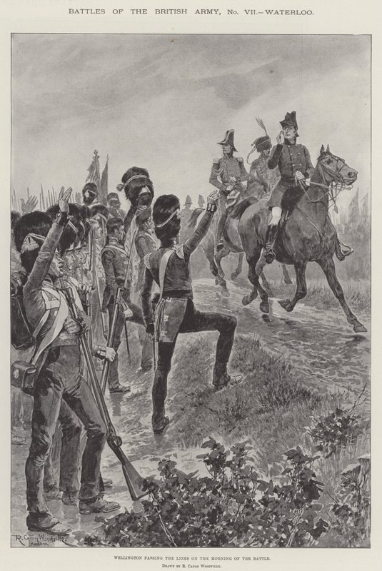 Schlachten der britischen Armee, Waterloo von Richard Caton Woodville junior
