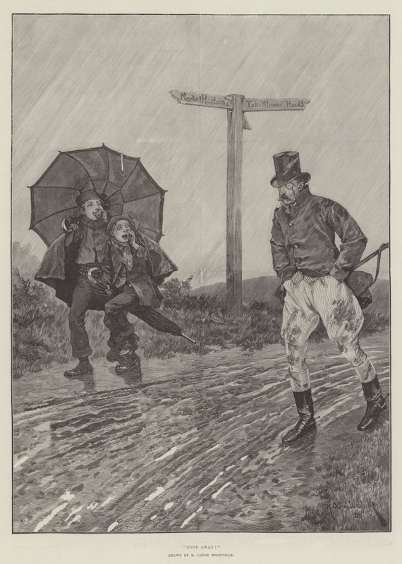 Weg! von Richard Caton Woodville junior