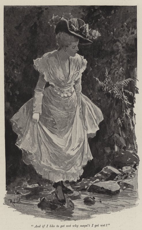 Illustration für A Colonel of The Empire, von Emily Lawless von Richard Caton Woodville junior