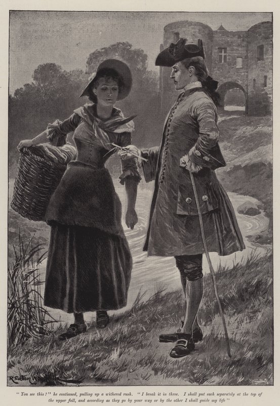Illustration für Die Große Nordstraße von Robert Louis Stevenson von Richard Caton Woodville junior