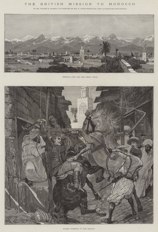 Die britische Mission in Marokko von Richard Caton Woodville junior
