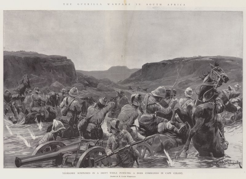 Der Guerillakrieg in Südafrika von Richard Caton Woodville junior