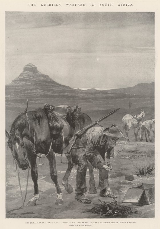 Der Guerillakrieg in Südafrika von Richard Caton Woodville junior
