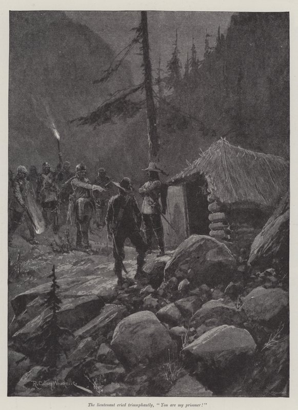Unter dem roten Mantel, von Stanley J Weyman von Richard Caton Woodville junior