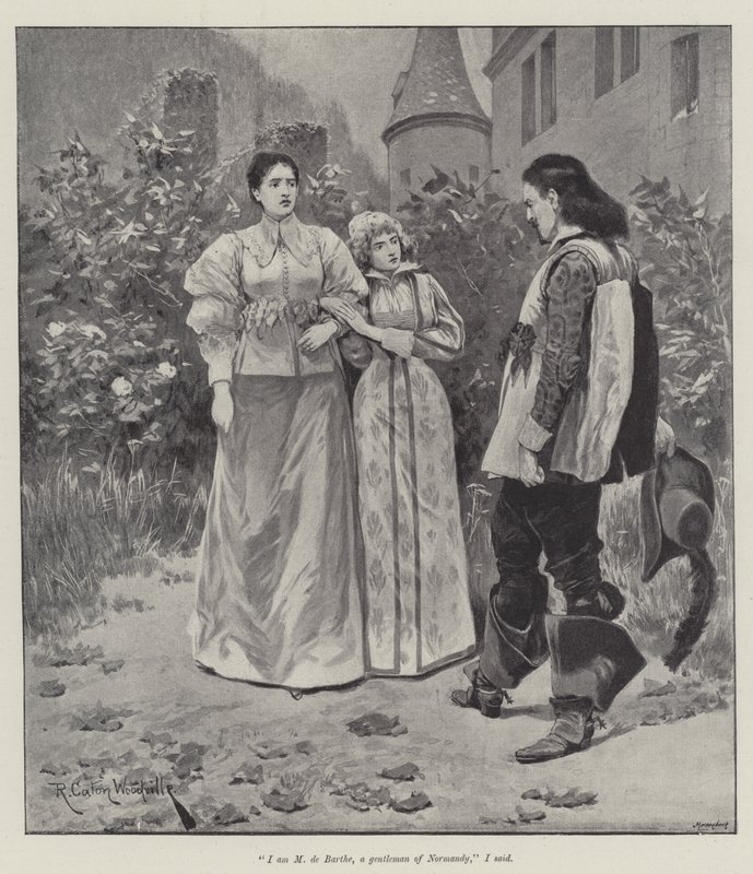 Unter dem roten Mantel, von Stanley J. Weyman von Richard Caton Woodville junior