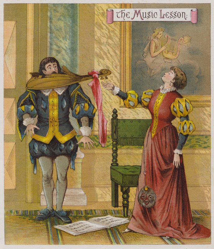 Illustration für Der Widerspenstigen Zähmung von Richard Andre