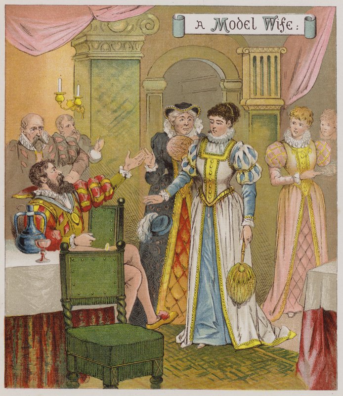 Illustration für Der Widerspenstigen Zähmung von Richard Andre