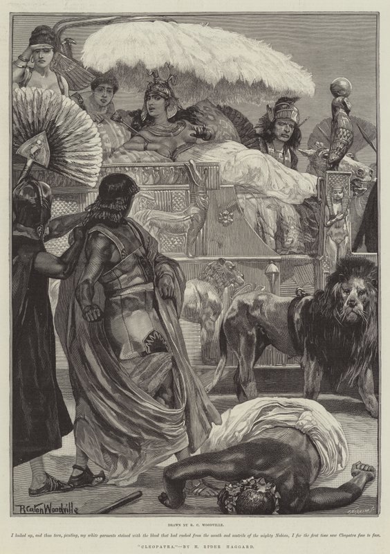 Cleopatra, von H. Rider Haggard von Richard Caton Woodville junior