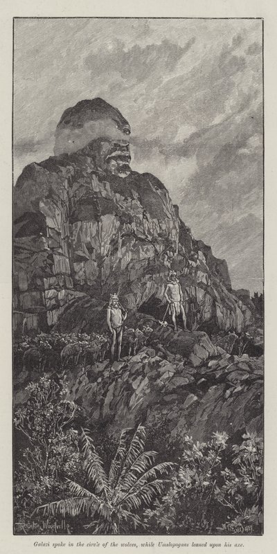 Nada die Lilie, von H. Rider Haggard von Richard Caton Woodville junior