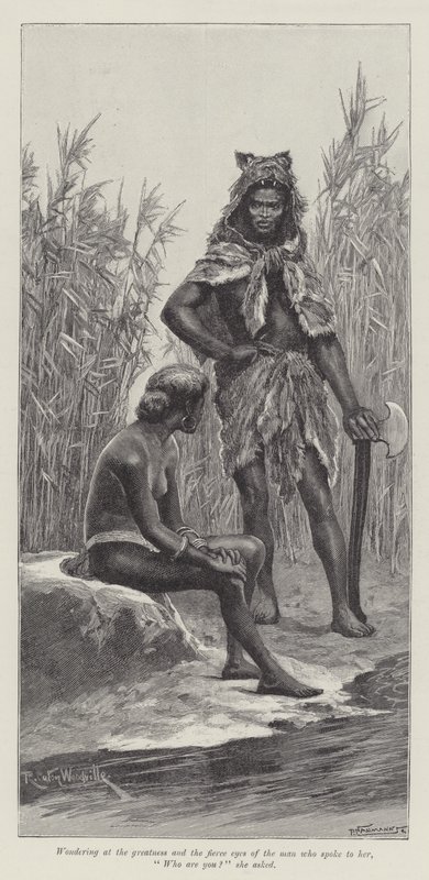 Nada die Lilie, von H. Rider Haggard von Richard Caton Woodville junior