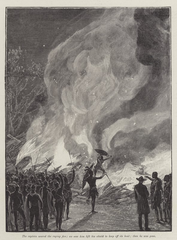 Nada die Lilie, von H. Rider Haggard von Richard Caton Woodville junior