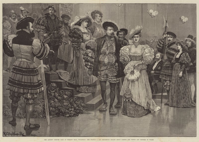 Der Kostümball des Künstlers in der Prince