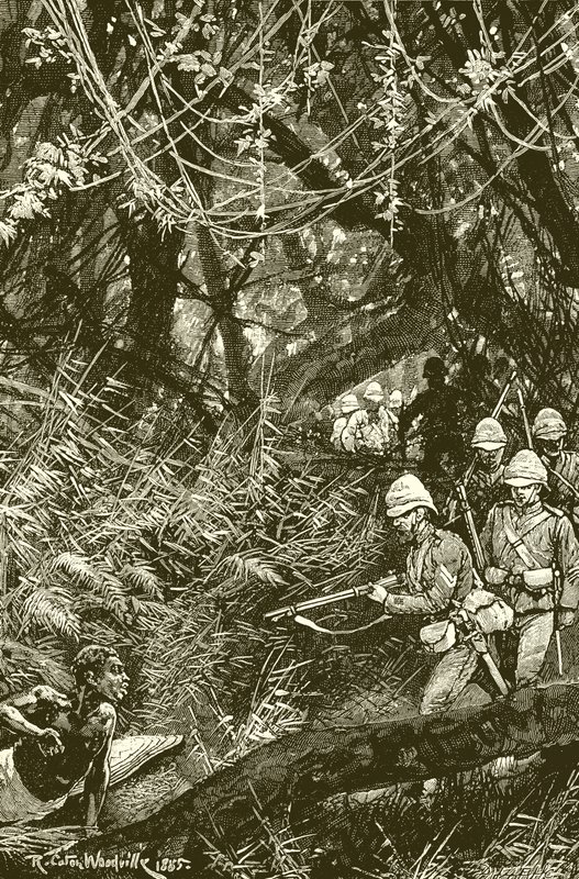 Der Marsch nach Coomassie von Richard Caton Woodville junior