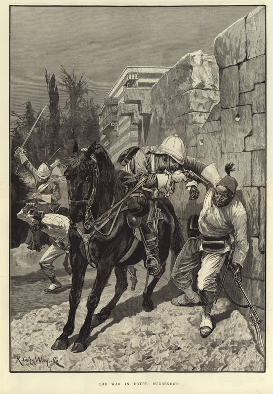 Der Krieg in Ägypten: Kapitulation! von Richard Caton Woodville junior