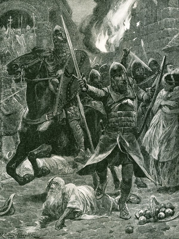Das Ergebnis der Anerkennung von Wilhelm I., Weihnachtstag, 1066 von Richard Caton Woodville junior