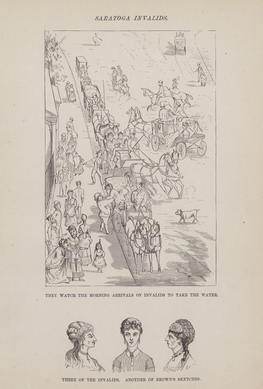 Seite aus The American Tour of Messrs Brown, Jones and Robinson (Gravur) von Richard Doyle