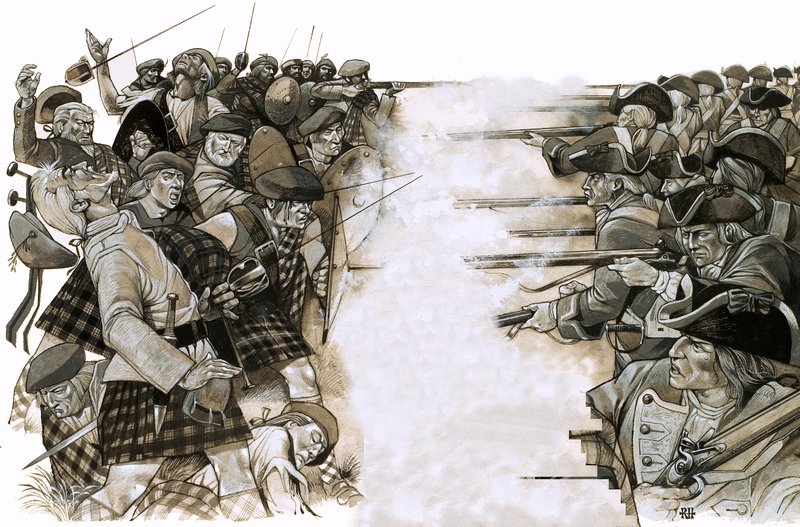 Die Schlacht von Culloden von Richard Hook