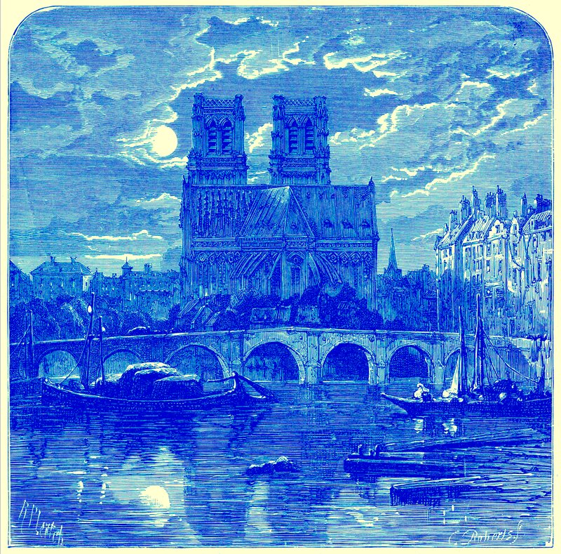 Kathedrale von Notre Dame, Illustration aus 
