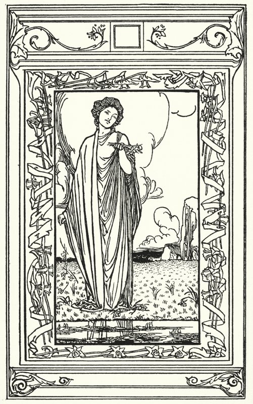 Illustration für Gedichte von John Keats (Lithografie) von Robert Anning Bell