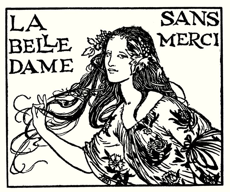 Illustration für Gedichte von John Keats: La Belle Dame Sans Merci von Robert Anning Bell