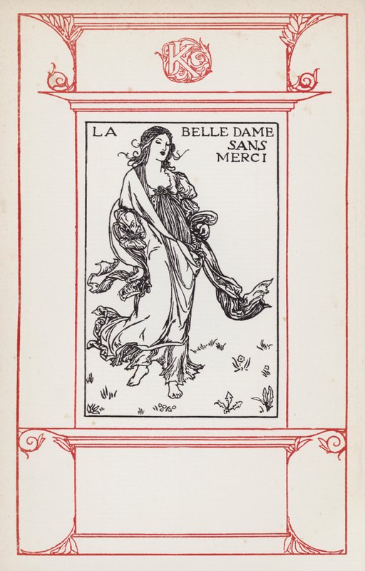 Illustration für Gedichte von John Keats: La Belle Dame Sans Merci von Robert Anning Bell
