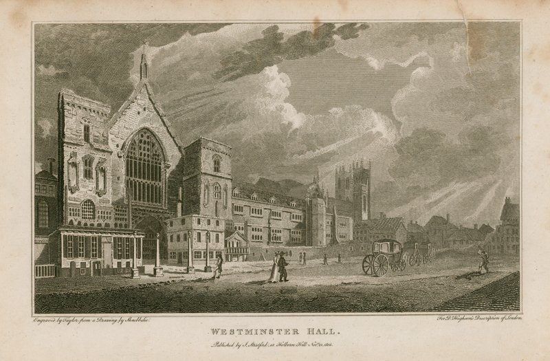 Westminster Hall von Robert Blemell Schnebbelie