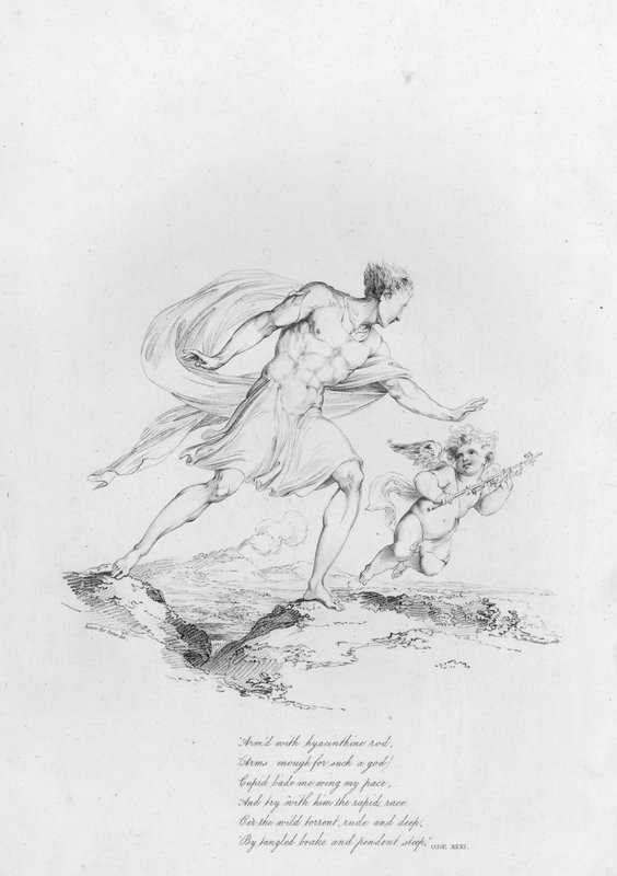 Anacreon, Ode XXXI von Robert Kerr (after) Porter