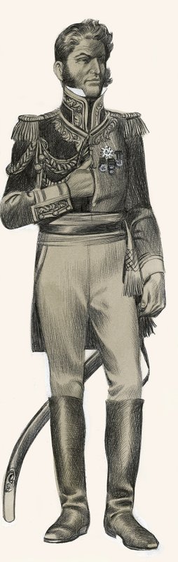 Antonio Lopez de Santa Anna von Ron Embleton