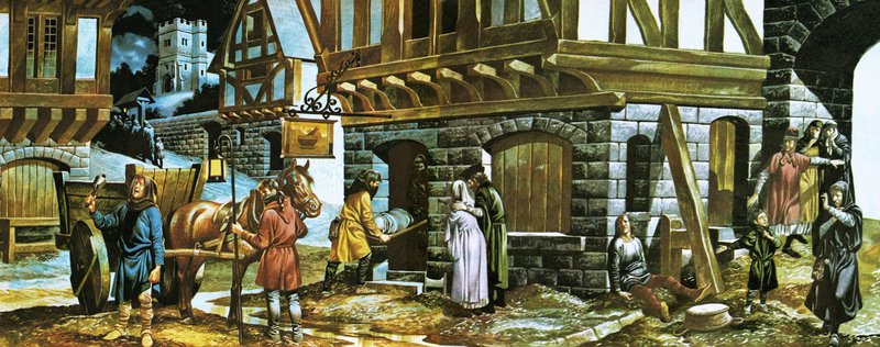 In den Tagen unserer Vorfahren: Der Schwarze Tod von Ron Embleton