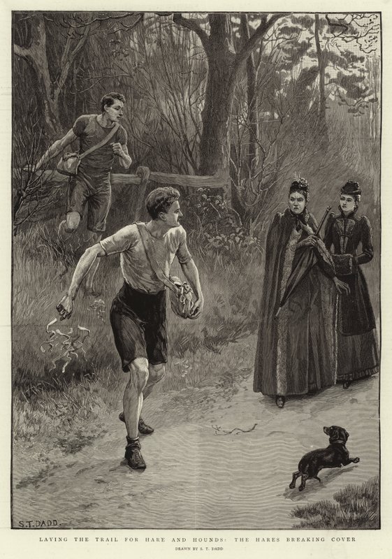 Die Spur für Hasen und Hunde legen, die Hasen brechen aus von S.T. Dadd