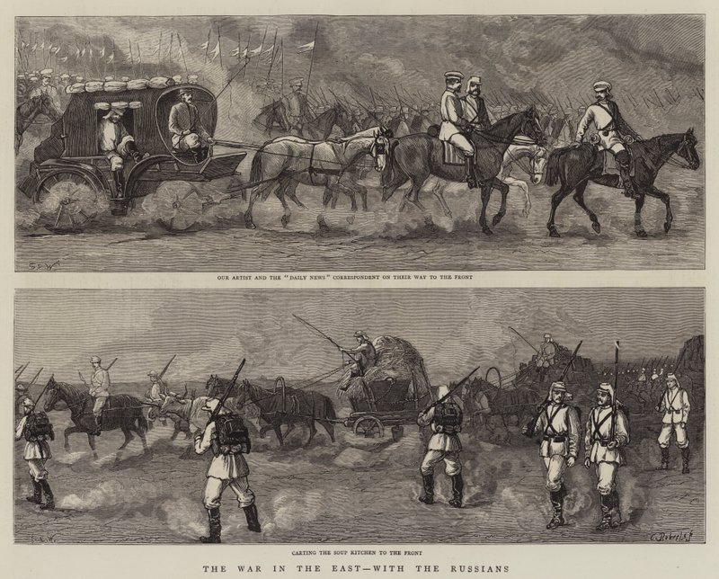 Der Krieg im Osten, mit den Russen von Samuel Edmund Waller