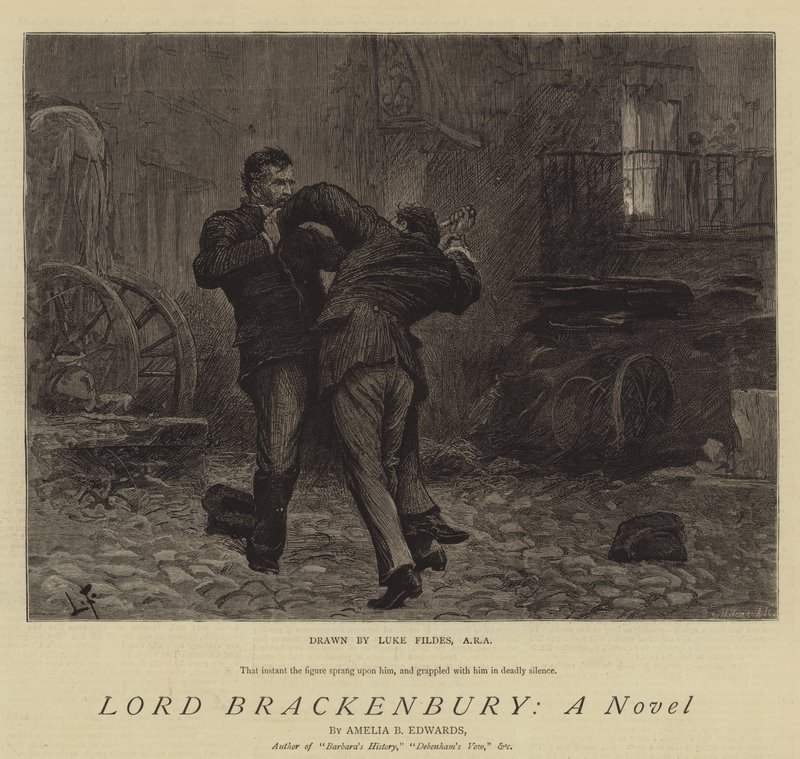 Lord Brackenbury, ein Roman von Samuel Luke Fildes
