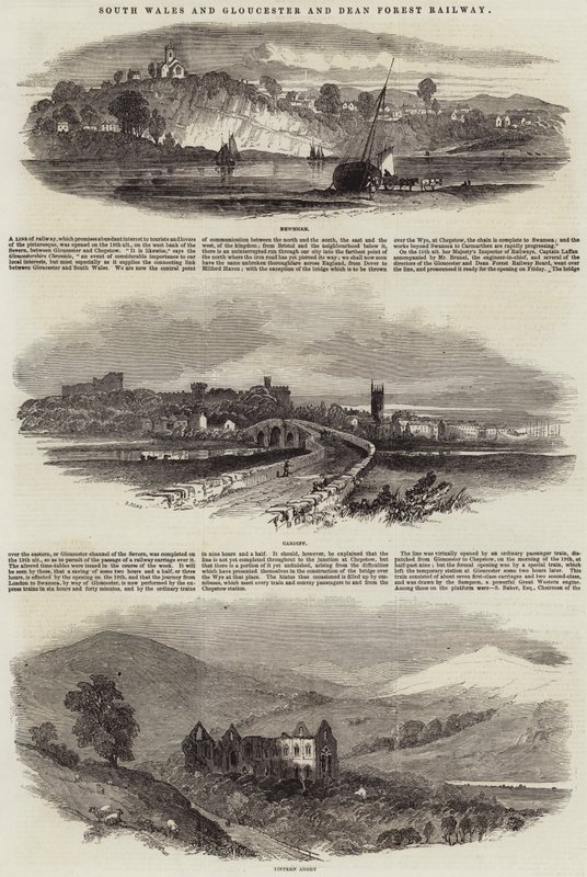 South Wales und Gloucester und Dean Forest Railway von Samuel Read
