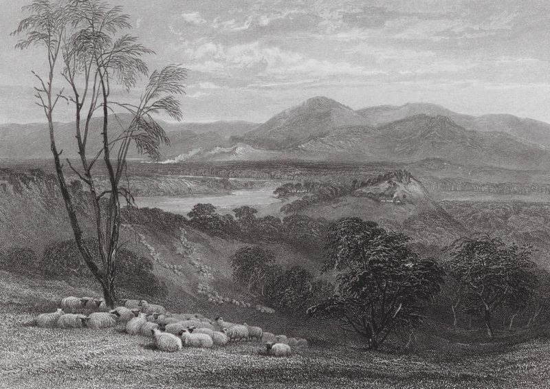 Australien: Der obere Goulburn, Victoria von Samuel (after) Prout