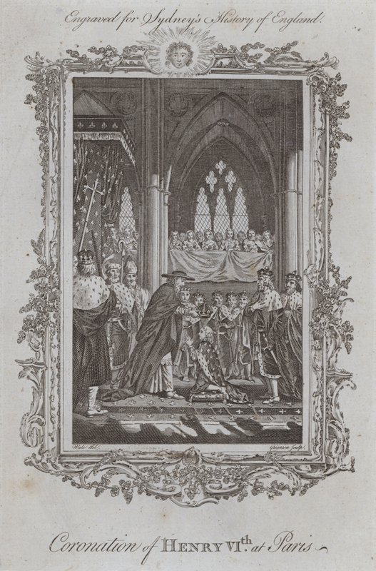 Krönung von Heinrich VI. in Paris von Samuel (after) Wale