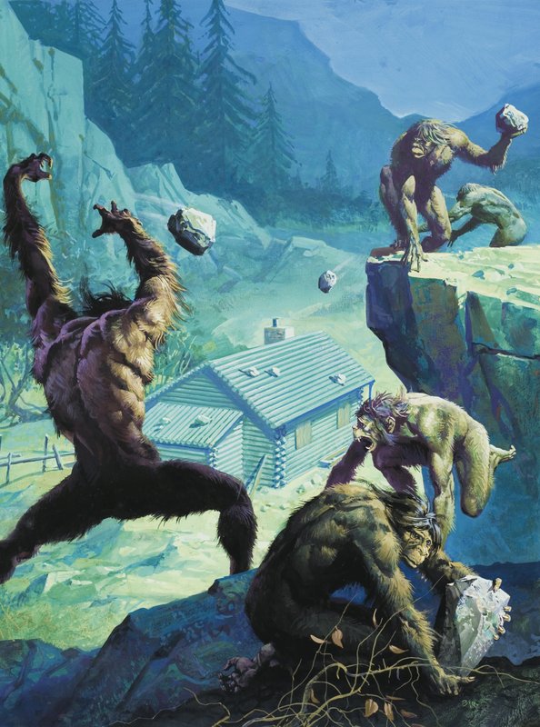 Bigfoot oder legendäre amerikanische Menschenaffen von Severino Baraldi