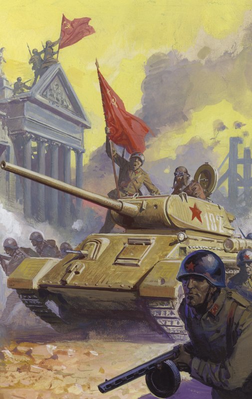 Der russische Angriff auf Berlin am Ende des Zweiten Weltkriegs von Severino Baraldi