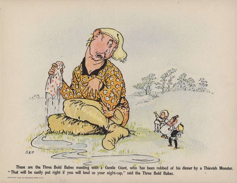 Illustration für Weitere Taten der Drei Kühnen Babys von Sophia Rosamond Praeger