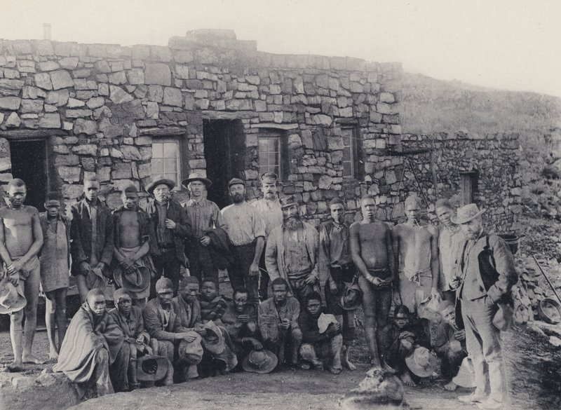 Eine Bergbaugruppe von South African Photographer