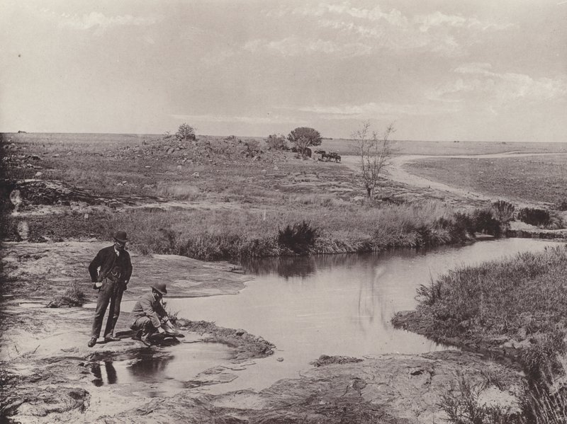 Erz waschen, um Gold zu entdecken von South African Photographer