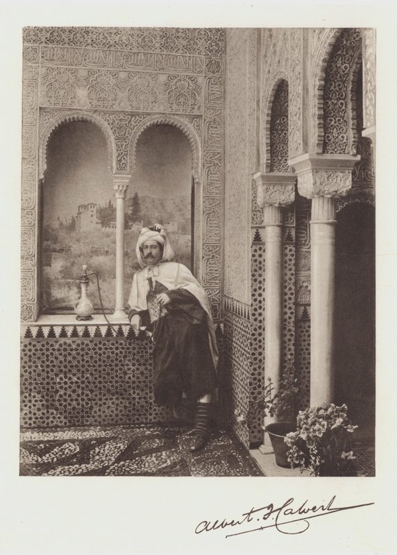 Albert F. Calvert, Porträt und Unterschrift von Spanish Photographer