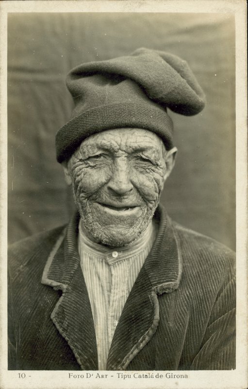 Alter Mann von Girona, Spanien von Spanish Photographer