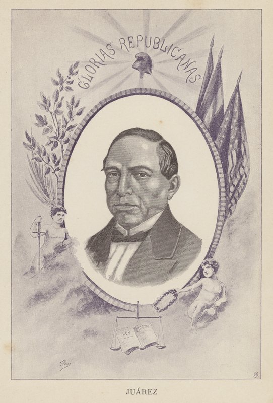 Benito Juarez, mexikanischer Anwalt und Politiker von Spanish School