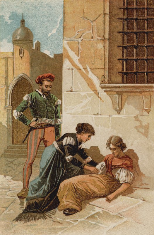 Episode im Leben des Heiligen Vinzenz von Paul von Spanish School