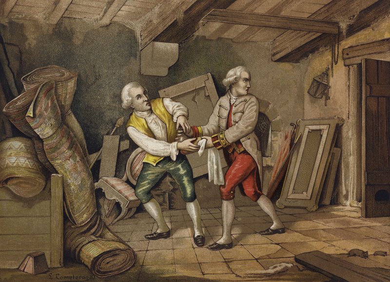 Geleitet von einem treuen Diener, der Prinz des Friedens von Spanish School