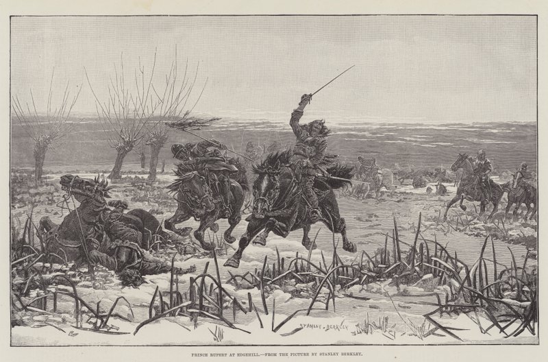 Prinz Rupert bei Edgehill von Stanley Berkeley